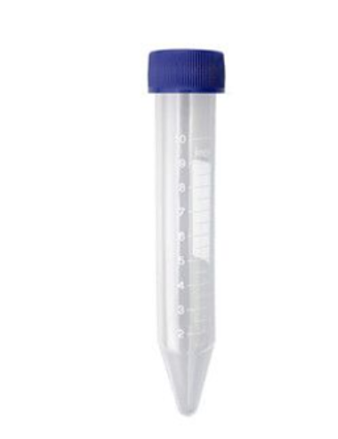 CENTRIFUGE TUBE 10ML CONICAL BOTTOM WITH SCREW CAP (1101001) (100 PCS/ PACK)